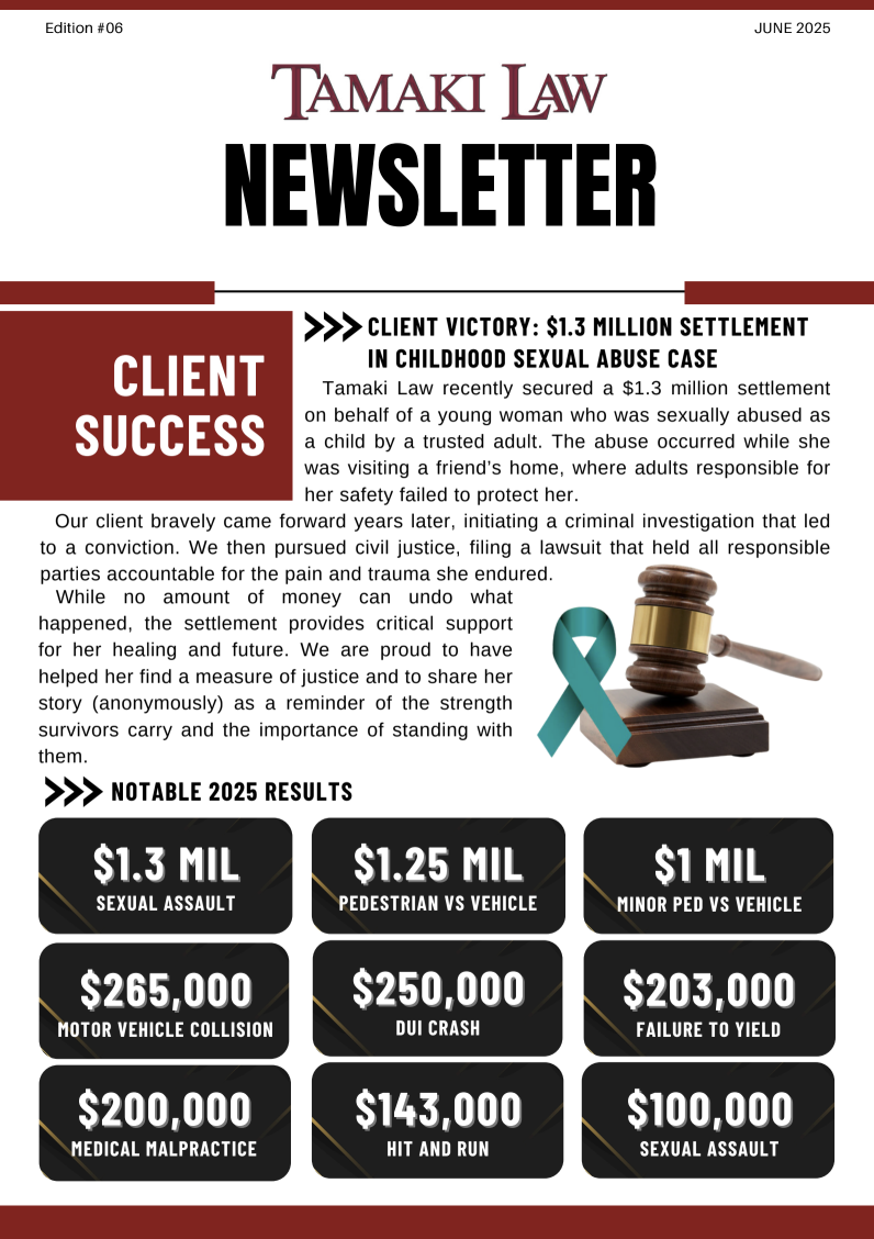Tamaki Law Newsletter